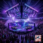 Panggung turnamen esports megah menggambarkan ONIC di MSC 2026